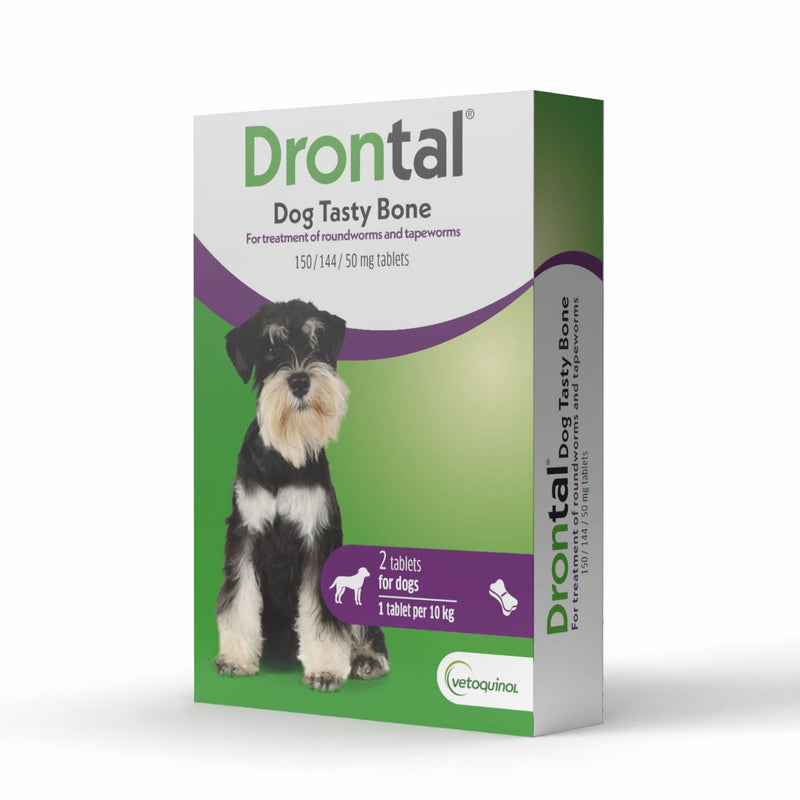 Load image into Gallery viewer, Drontal Dog Tasty Bone Tablets - Ashurst Equestrian &amp; Country
