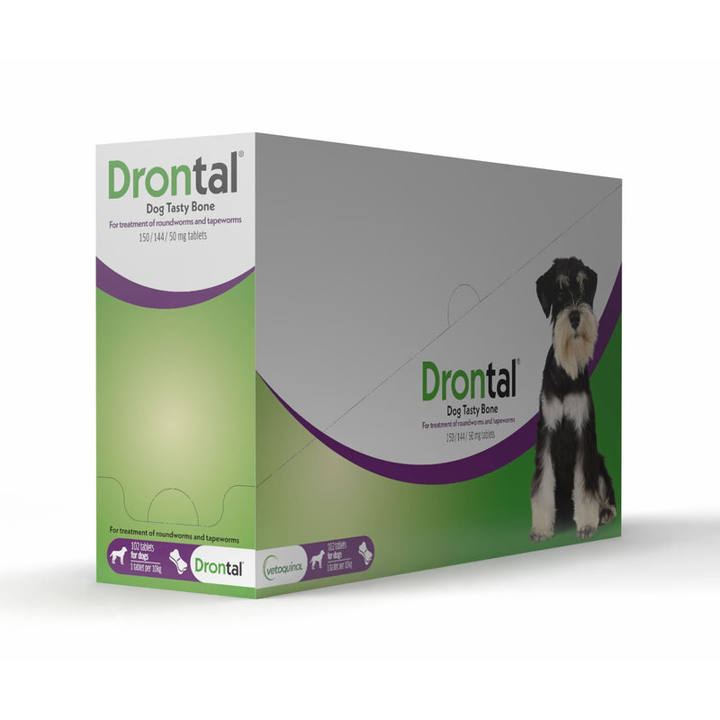 Load image into Gallery viewer, Drontal Dog Tasty Bone Tablets - Ashurst Equestrian &amp; Country
