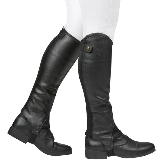 Dublin Fusion Rear Zip Adult Half Chaps - Ashurst Equestrian & Country