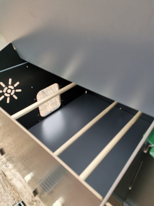 Easicoop Chalet 2XL - HPL Chicken Coop up to 18 large Birds (black) - Ashurst Equestrian & Country