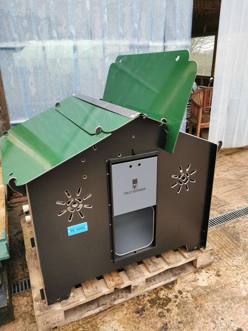 Load image into Gallery viewer, Easicoop Chalet L - HPL Chicken coop up to 10 large Birds (Black) - Ashurst Equestrian &amp; Country
