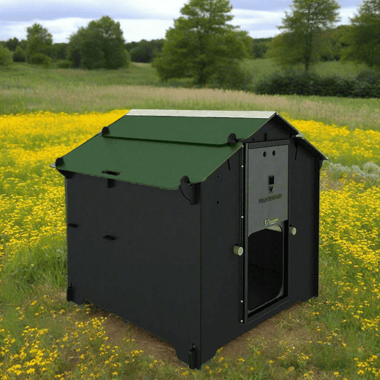 Easicoop Eco HPL chicken coop 6 birds (Black) - Ashurst Equestrian & Country