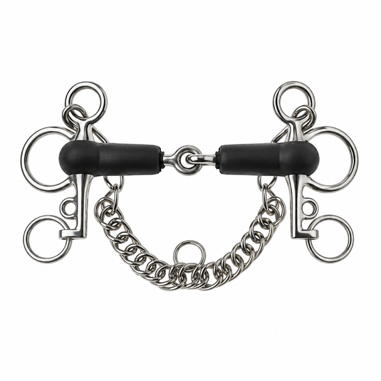 Korsteel Rubber Jointed Tom Thumb Pelham