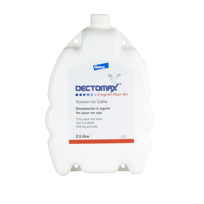 Elanco Dectomax 5 Mg/Ml Pour On Solution For Cattle - Ashurst Equestrian & Country