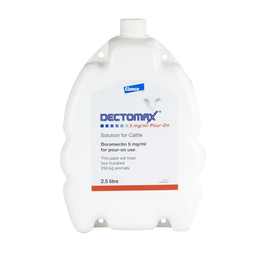 Elanco Dectomax 5 Mg/Ml Pour On Solution For Cattle - Ashurst Equestrian & Country