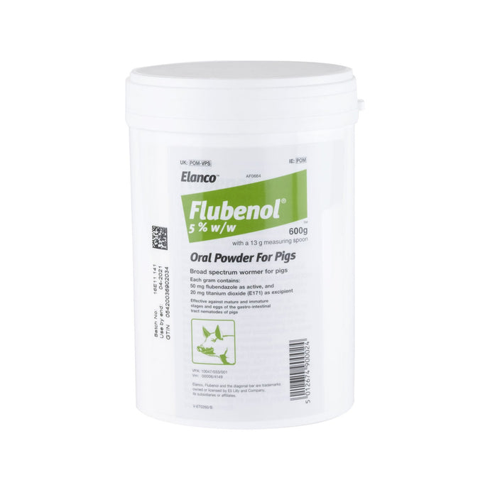Elanco Flubenol 5% W/W Oral Powder For Pigs - Ashurst Equestrian & Country