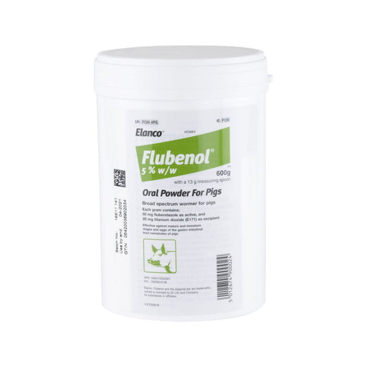 Elanco Flubenol 5% W/W Oral Powder For Pigs - Ashurst Equestrian & Country