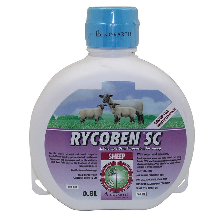 Elanco Rycoben Sc 2.50% W/V Oral Suspension - Ashurst Equestrian & Country