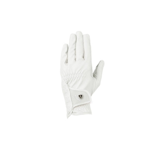 Elevate Luxe Touch Riding Gloves By Hy Equestrian White - Ashurst Equestrian & Country