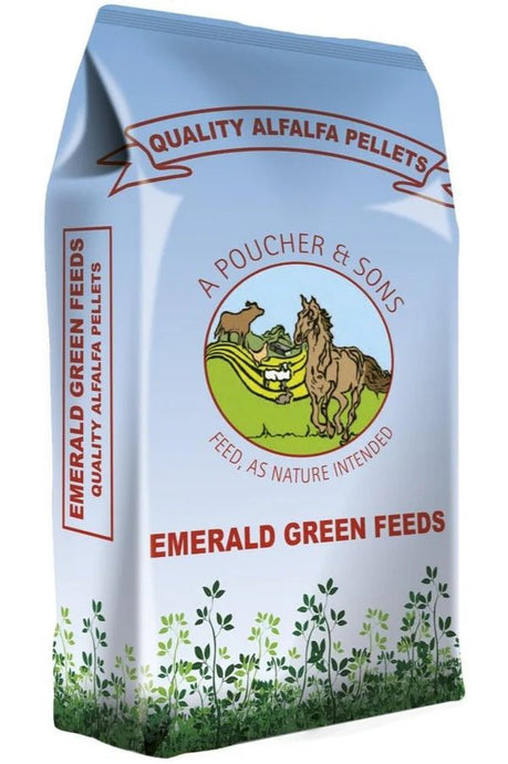 Emerald Green Alfalfa Pellets 20kg - Ashurst Equestrian & Country