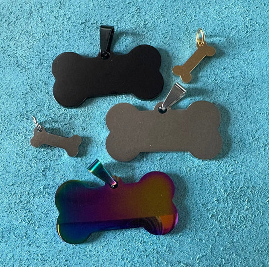 Engraved Dog Tags - Bones - Ashurst Equestrian & Country