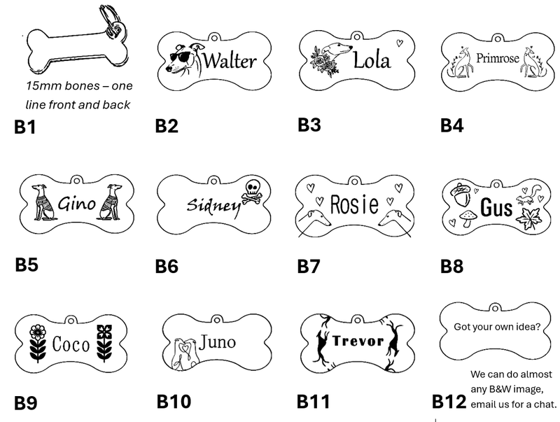 Load image into Gallery viewer, Engraved Dog Tags - Bones - Ashurst Equestrian &amp; Country
