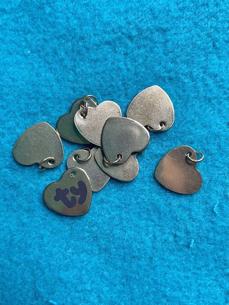 Load image into Gallery viewer, Engraved Dog Tags - Heart - Ashurst Equestrian &amp; Country
