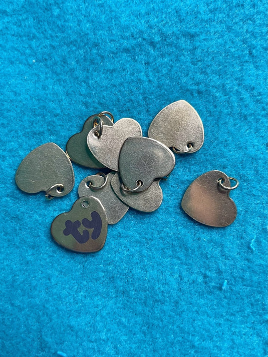 Engraved Dog Tags - Heart - Ashurst Equestrian & Country