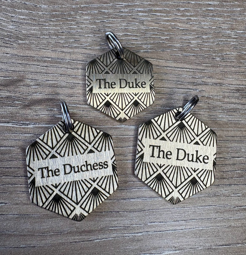 Load image into Gallery viewer, Engraved Dog Tags - Hexagonal - Ashurst Equestrian &amp; Country
