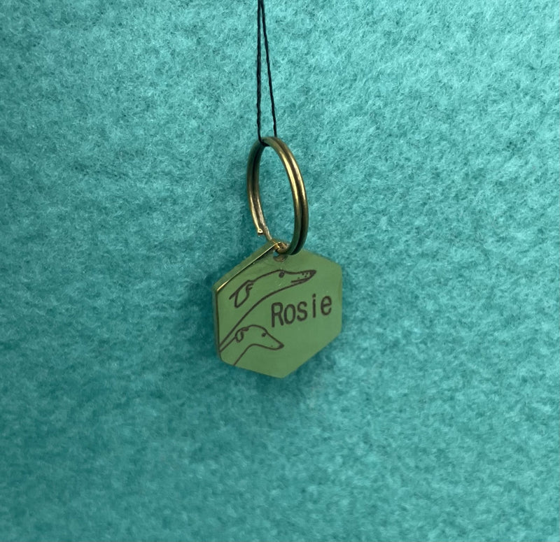 Load image into Gallery viewer, Engraved Dog Tags - Hexagonal - Ashurst Equestrian &amp; Country
