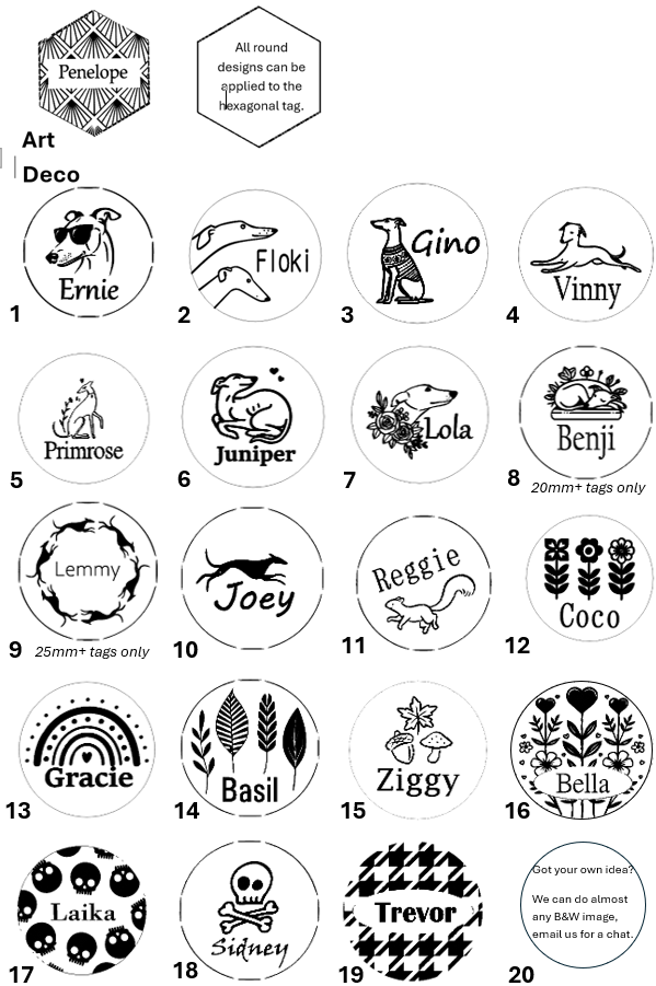 Load image into Gallery viewer, Engraved Dog Tags - Hexagonal - Ashurst Equestrian &amp; Country
