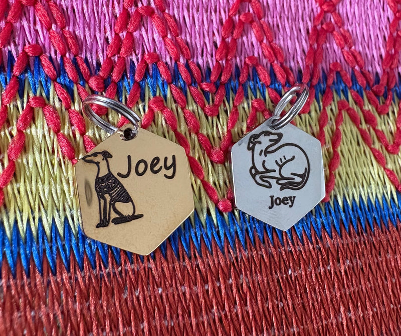Load image into Gallery viewer, Engraved Dog Tags - Hexagonal - Ashurst Equestrian &amp; Country
