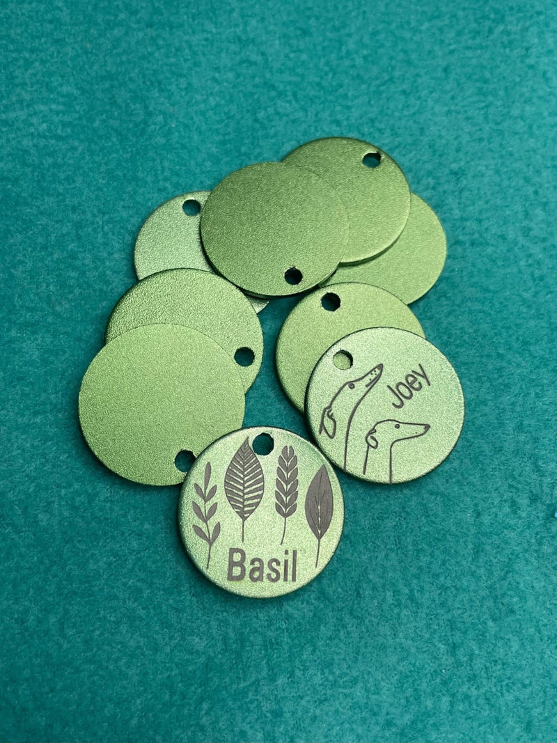 Load image into Gallery viewer, Engraved Dog Tags - Round - Ashurst Equestrian &amp; Country
