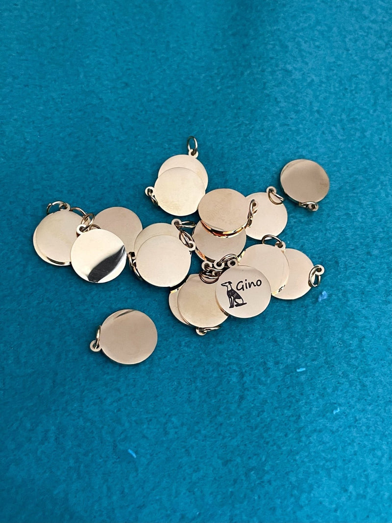 Load image into Gallery viewer, Engraved Dog Tags - Round - Ashurst Equestrian &amp; Country
