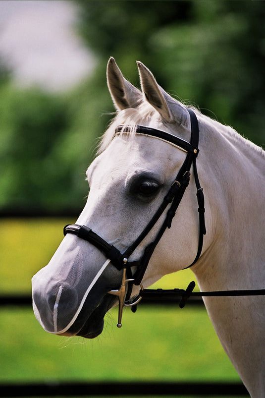 Equilibrium Net Relief Cavesson Muzzle Nets White - Ashurst Equestrian & Country