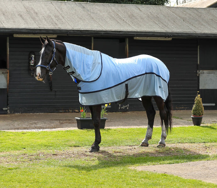 Equilibrium Quick Chill Cool Rug Detachable Neck Light Blue - Ashurst Equestrian & Country