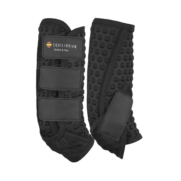 Equilibrium Stretch & Flex Training Wraps Black - Ashurst Equestrian & Country