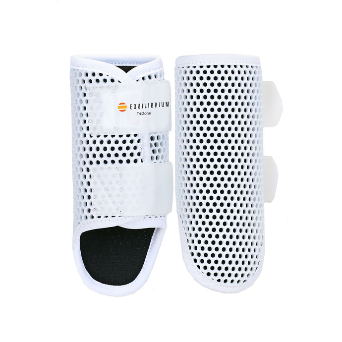 Equilibrium Tri Zone Brushing Boots White - Ashurst Equestrian & Country