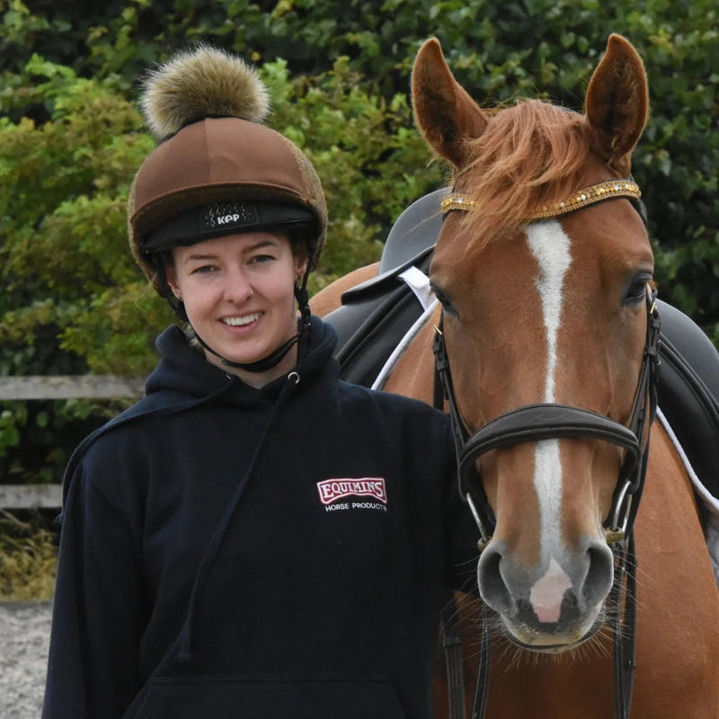 Load image into Gallery viewer, Equimins Branded Adult Hoody - Navy - Ashurst Equestrian &amp; Country
