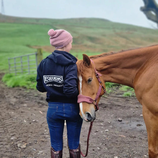 Equimins Branded Adult Hoody - Navy - Ashurst Equestrian & Country