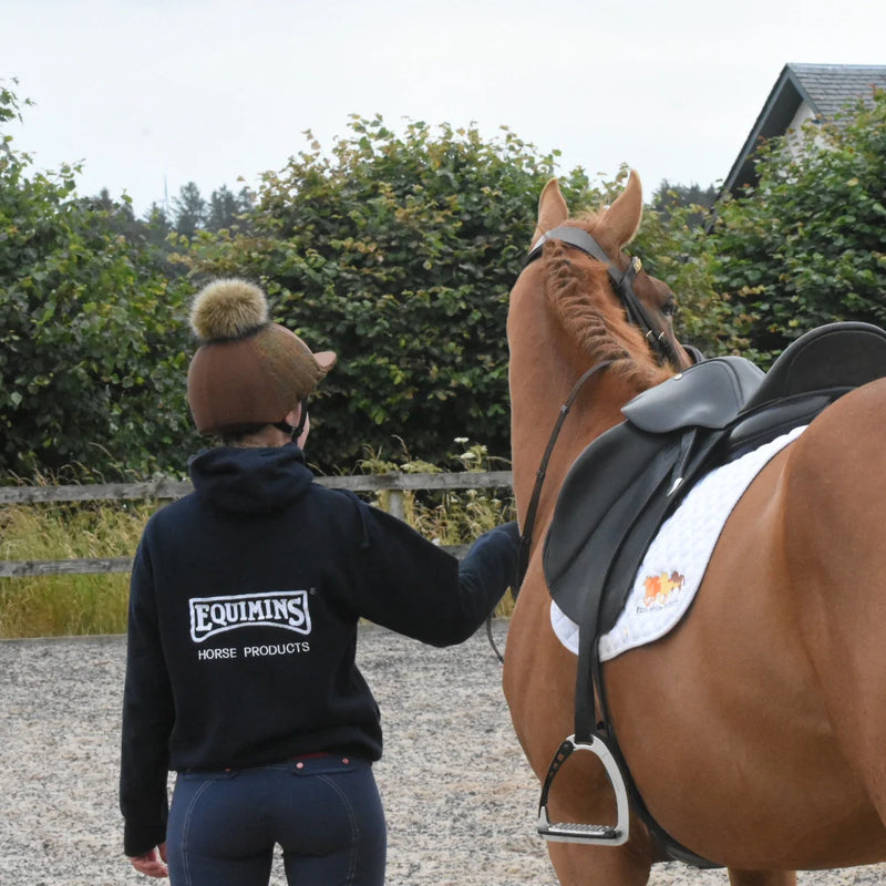Load image into Gallery viewer, Equimins Branded Adult Hoody - Navy
