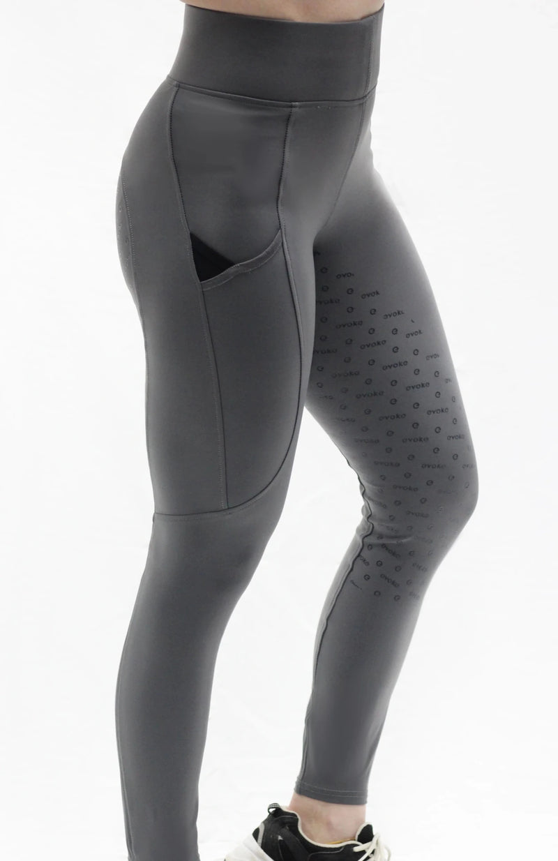Load image into Gallery viewer, Evoke Performance Riding Leggings - Full Seat - Ashurst Equestrian &amp; Country
