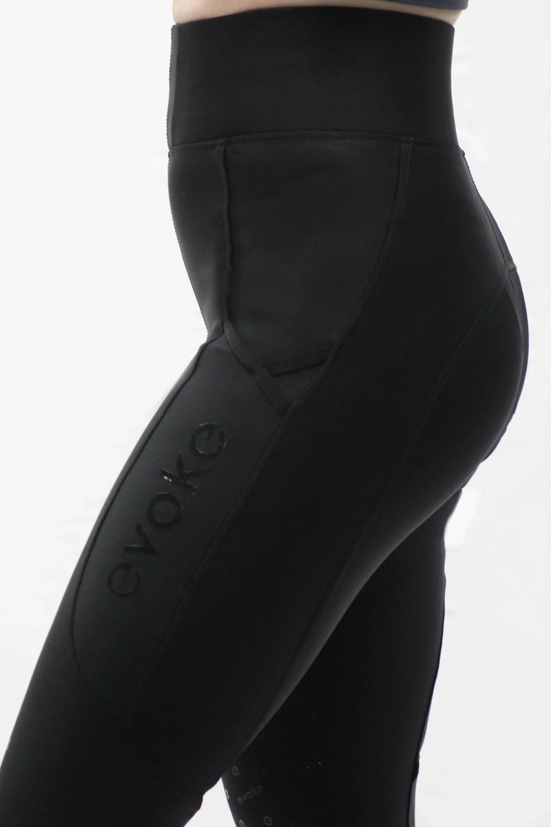 Load image into Gallery viewer, Evoke Performance Riding Leggings - Knee Grip - Ashurst Equestrian &amp; Country
