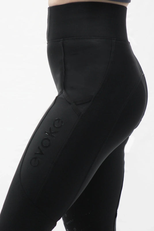 Evoke Performance Riding Leggings - Knee Grip - Ashurst Equestrian & Country