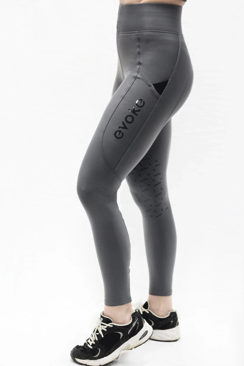 Load image into Gallery viewer, Evoke Performance Riding Leggings - Knee Grip - Ashurst Equestrian &amp; Country
