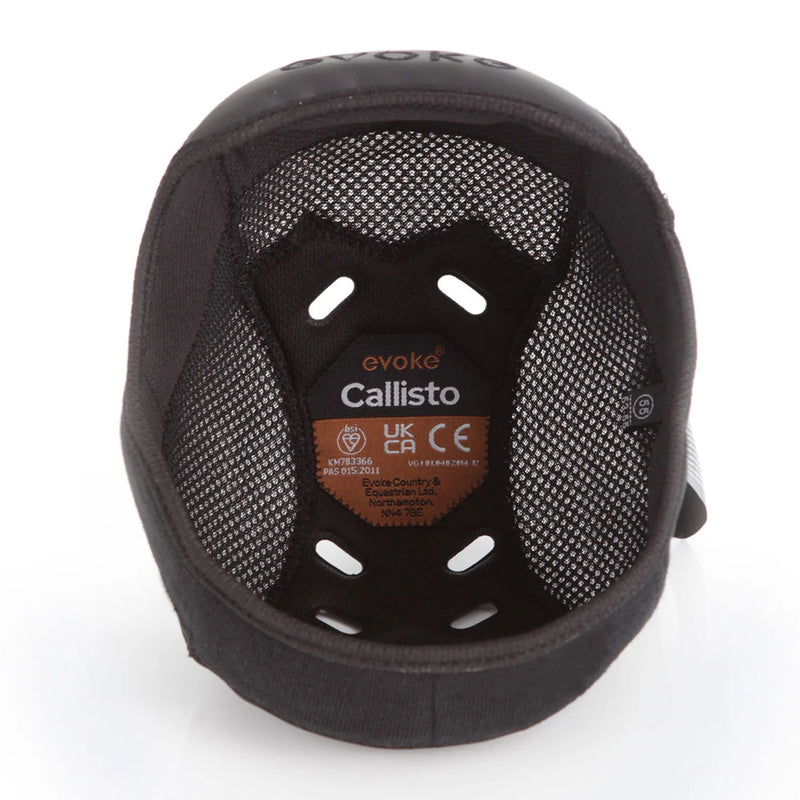 Load image into Gallery viewer, Evoke Removeable Crown Padded Helmet Liner - Ashurst Equestrian &amp; Country
