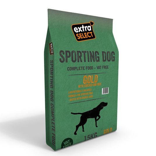 Extra Select Sporting Dog Gold with Chicken and Rice 15kg - Ashurst Equestrian & Country