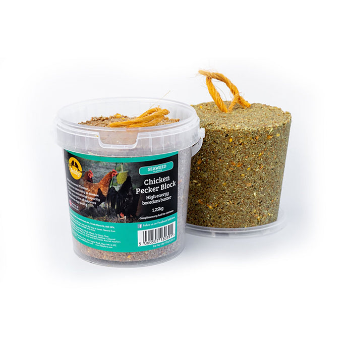 Feldy Chicken Pecker Block Seaweed - Ashurst Equestrian & Country