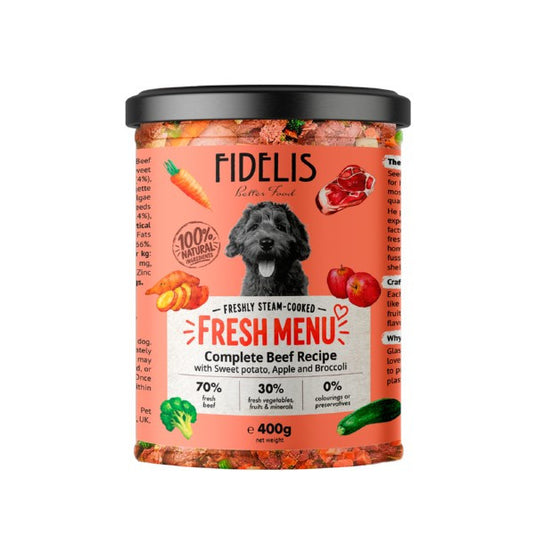 Fidelis Beef Fresh Menu Complete 400g