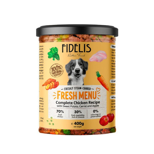 Fidelis Chicken Fresh Menu Complete 400g