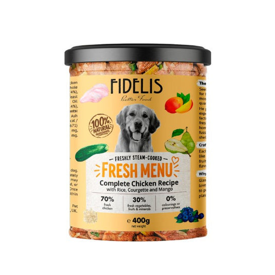 Fidelis Chicken With Rice Fresh Menu Complete 400g