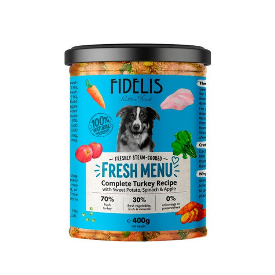 Fidelis Turkey Fresh Menu Complete 400g