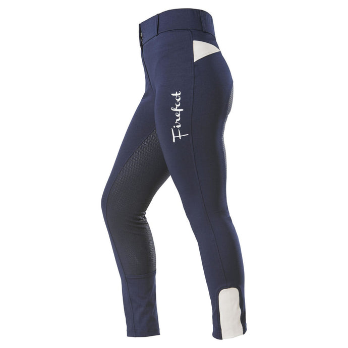 Firefoot Bankfield Sticky Bum Breeches Ladies Navy/Silver - Ashurst Equestrian & Country