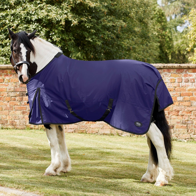 Load image into Gallery viewer, Firefoot Cotton Sheet Navy/Black - Ashurst Equestrian &amp; Country
