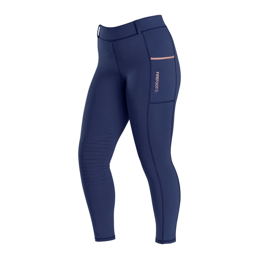Firefoot Helmsley Full Seat Riding Tights Ladies Nvy/Rose Gd - Ashurst Equestrian & Country