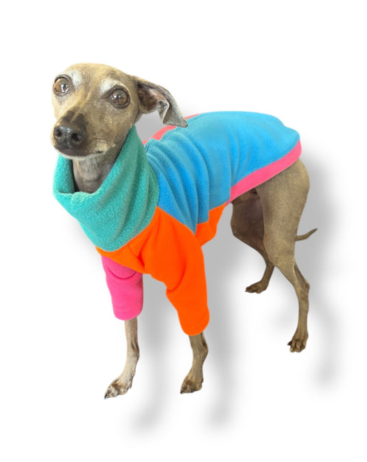 Fleece Jumper - Neon Colourblock - Ashurst Equestrian & Country
