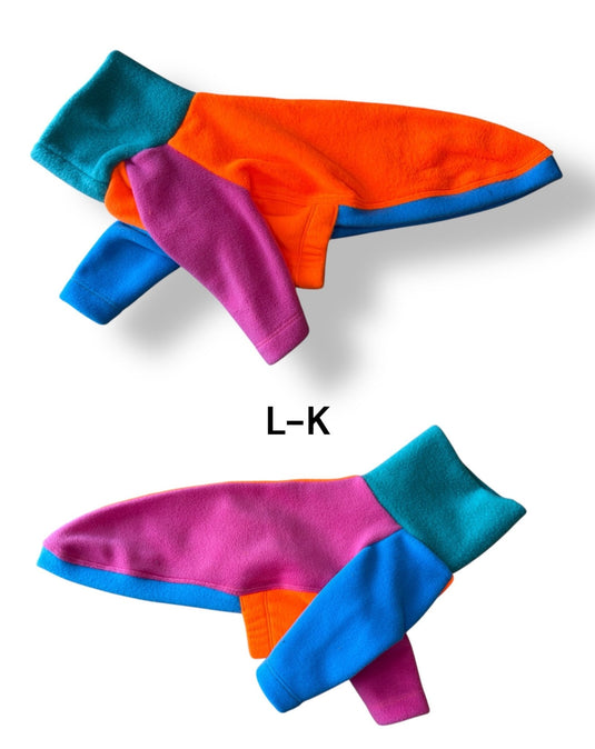 Fleece Jumper - Neon Colourblock - Ashurst Equestrian & Country