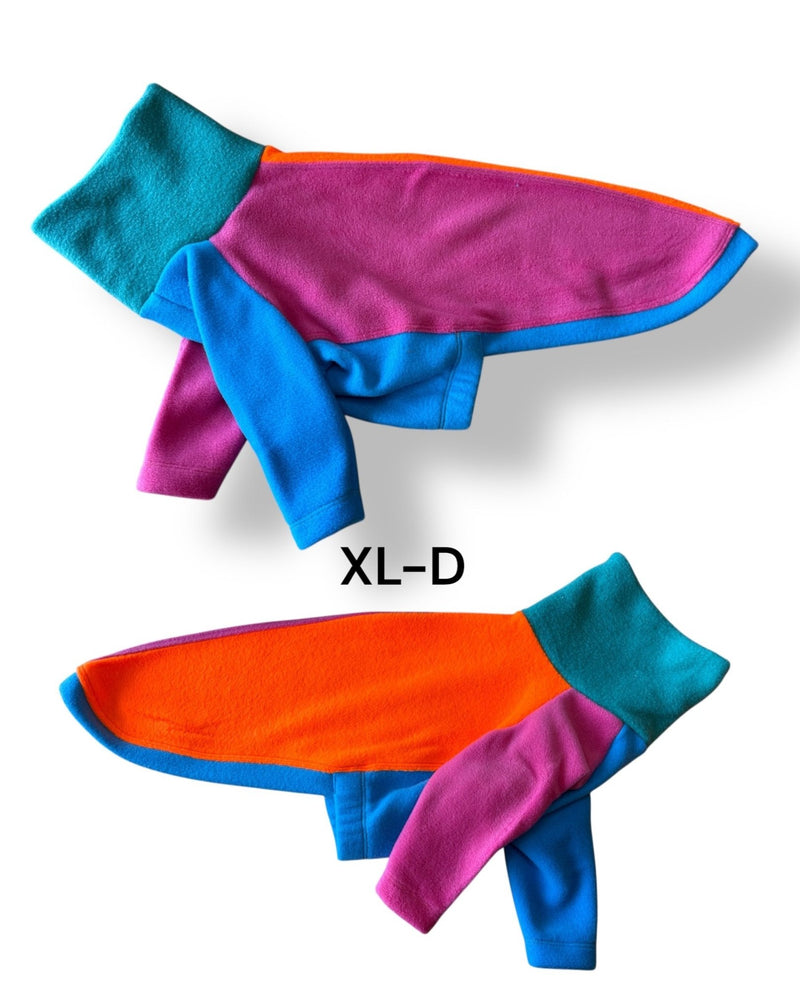 Load image into Gallery viewer, Fleece Jumper - Neon Colourblock - Ashurst Equestrian &amp; Country
