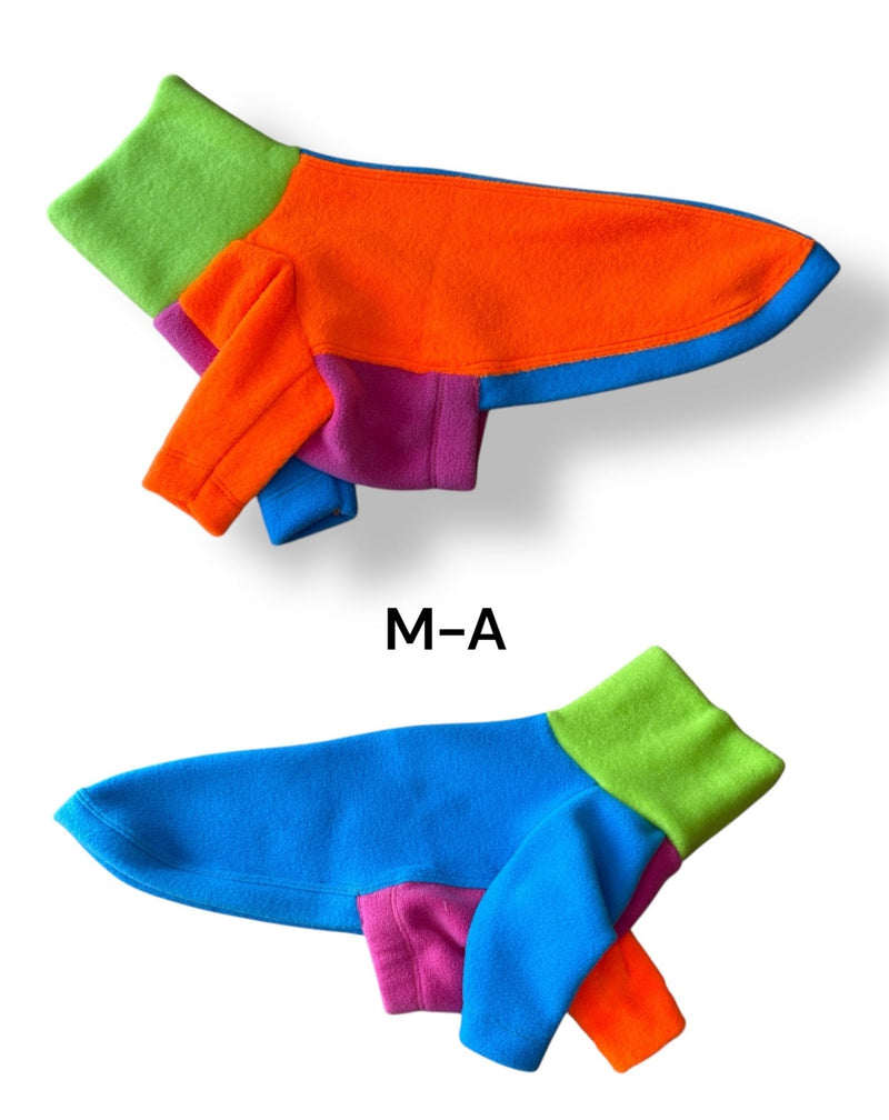 Load image into Gallery viewer, Fleece Jumper - Neon Colourblock - Ashurst Equestrian &amp; Country
