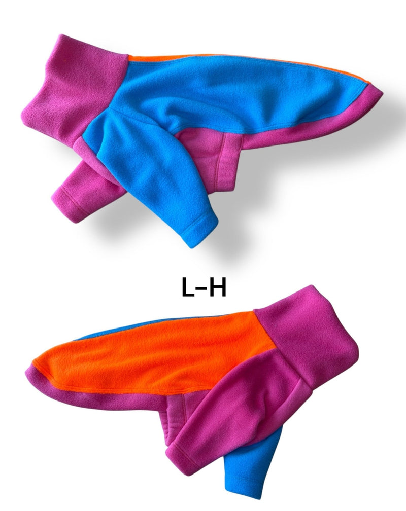 Load image into Gallery viewer, Fleece Jumper - Neon Colourblock - Ashurst Equestrian &amp; Country
